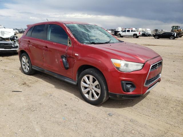 4A4AP3AU6DE024405 - 2013 MITSUBISHI OUTLANDER ES RED photo 4