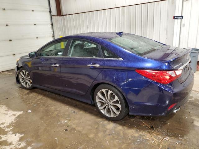 5NPEC4AB8EH832636 - 2014 HYUNDAI SONATA SE BLUE photo 2