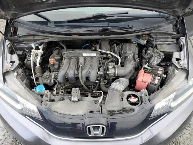 JHMGK5H73HS006350 - 2017 HONDA FIT EX GRAY photo 11