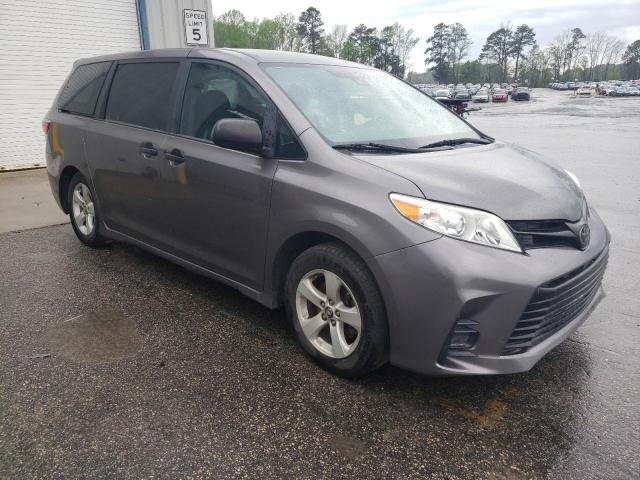 5TDZZ3DC1KS015139 - 2019 TOYOTA SIENNA GRAY photo 4