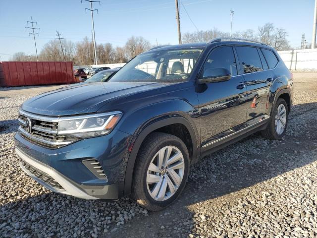 1V2BP2CAXMC587654 - 2021 VOLKSWAGEN ATLAS SEL 蓝色 照片 1