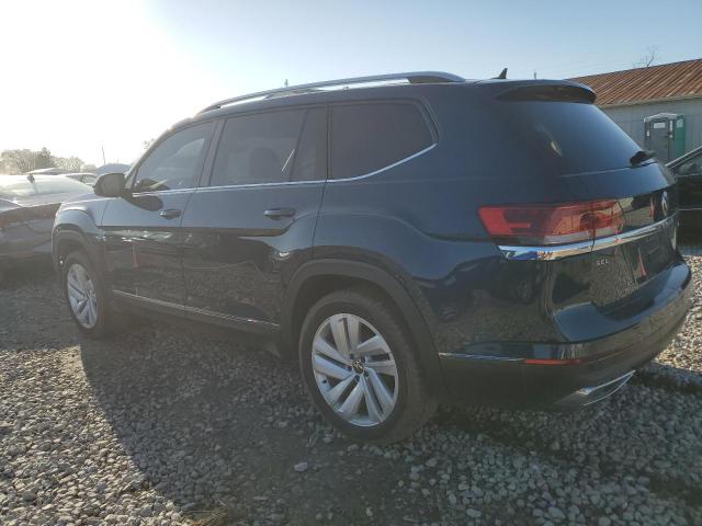 1V2BP2CAXMC587654 - 2021 VOLKSWAGEN ATLAS SEL 蓝色 照片 2