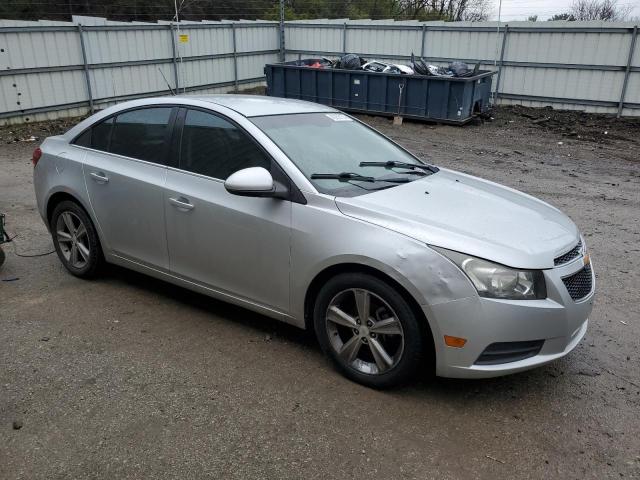 1G1PG5SC0C7122375 - 2012 CHEVROLET CRUZE LT SILVER photo 4