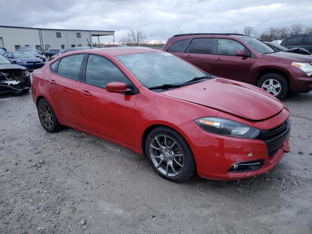 1C3CDFBBXED833134 - 2014 DODGE DART SXT RED photo 4