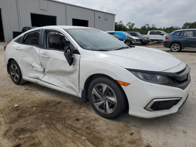 2HGFC2F64LH514296 - 2020 HONDA CIVIC LX WHITE photo 4