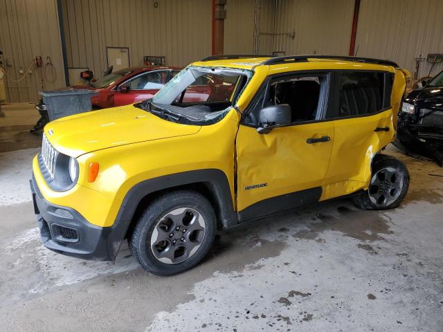 ZACCJAAH6HPG09300 - 2017 JEEP RENEGADE SPORT YELLOW photo 1