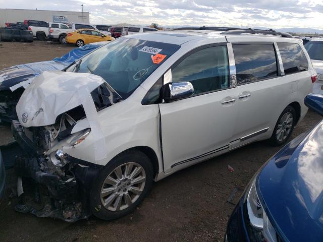 5TDDK3DC5FS098157 - 2015 TOYOTA SIENNA XLE WHITE photo 1