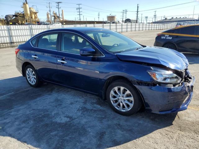 3N1AB7AP8KY445942 - 2019 NISSAN SENTRA S BLUE photo 4