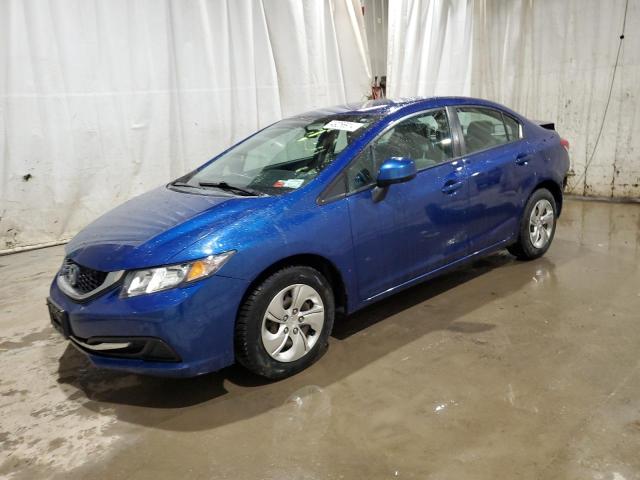 19XFB2F56DE245935 - 2013 HONDA CIVIC LX BLUE photo 1