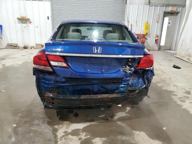 19XFB2F56DE245935 - 2013 HONDA CIVIC LX BLUE photo 6