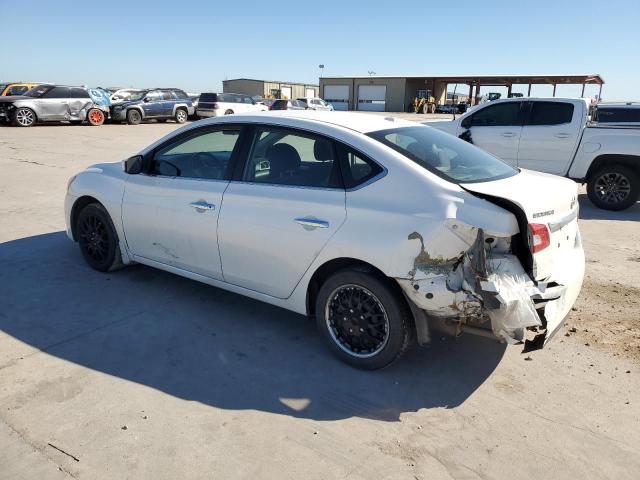 3N1AB7APXDL769264 - 2013 NISSAN SENTRA S WHITE photo 2