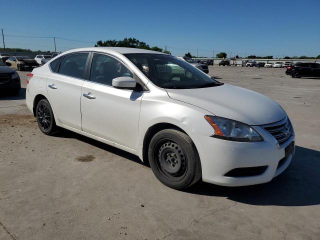 3N1AB7APXDL769264 - 2013 NISSAN SENTRA S WHITE photo 4