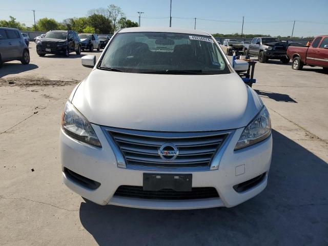 3N1AB7APXDL769264 - 2013 NISSAN SENTRA S WHITE photo 5