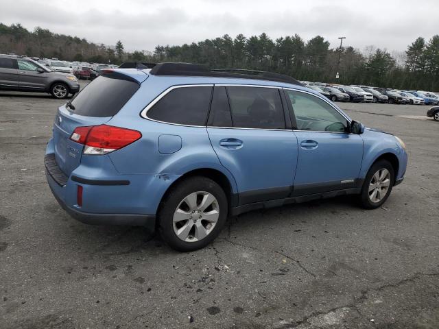 4S4BRBKC9B3353481 - 2011 SUBARU OUTBACK 2.5I LIMITED BLUE photo 3