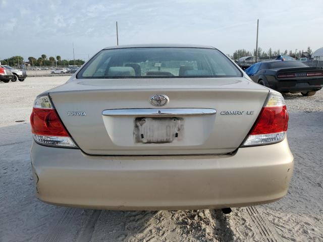4T1BE30K35U565111 - 2005 TOYOTA CAMRY LE GOLD photo 6