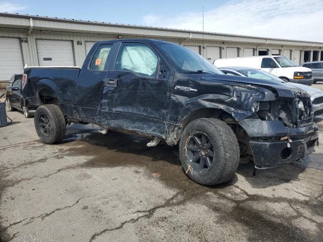 1FTFX1EF0DFC46252 - 2013 FORD F150 SUPER CAB BLACK photo 4