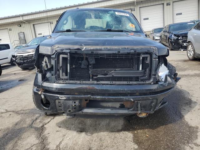 1FTFX1EF0DFC46252 - 2013 FORD F150 SUPER CAB BLACK photo 5