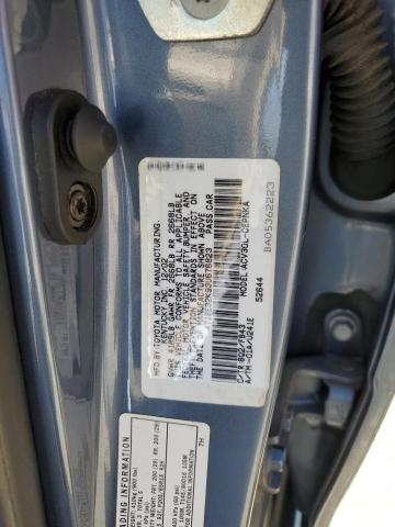 4T1BE32K93U676823 - 2003 TOYOTA CAMRY LE BLUE photo 12