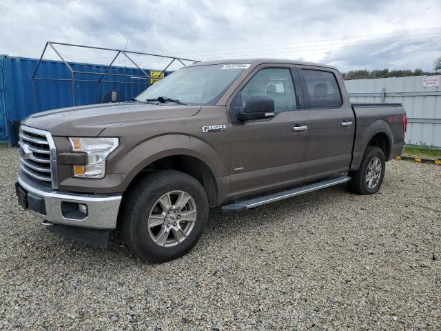 1FTEW1EG6HKC84203 - 2017 FORD F150 SUPERCREW BROWN photo 1