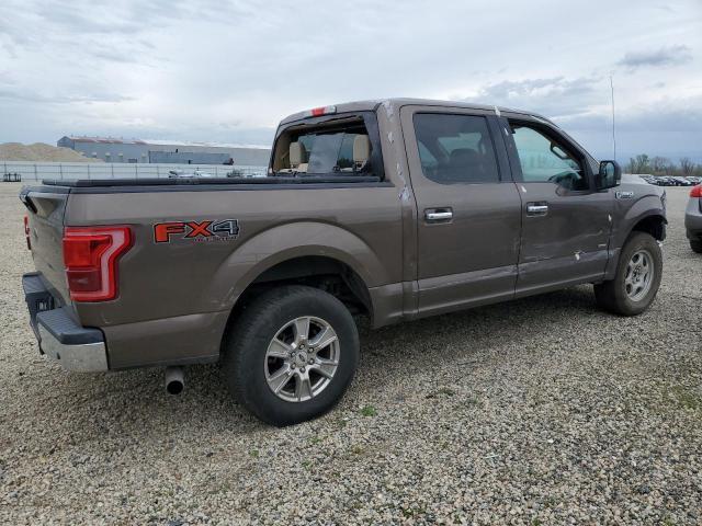1FTEW1EG6HKC84203 - 2017 FORD F150 SUPERCREW BROWN photo 3