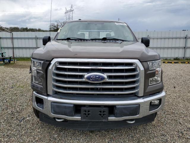 1FTEW1EG6HKC84203 - 2017 FORD F150 SUPERCREW BROWN photo 5