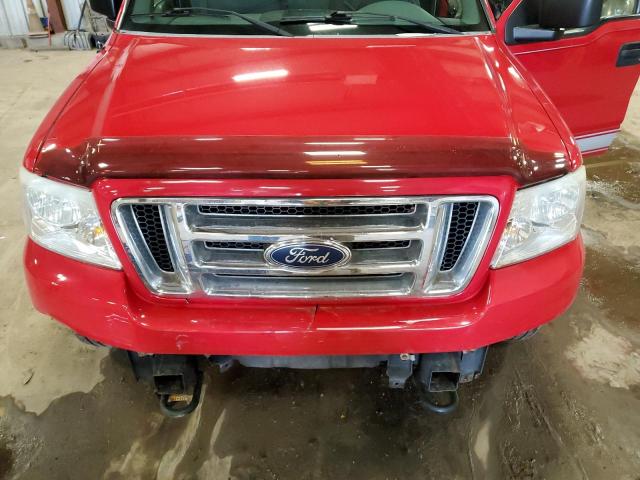 1FTRF14W25KC56825 - 2005 FORD F150 RED photo 11