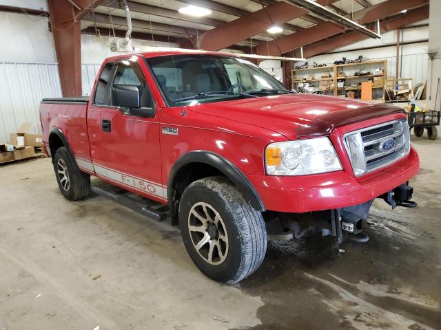 1FTRF14W25KC56825 - 2005 FORD F150 RED photo 4