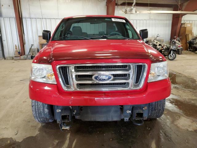 1FTRF14W25KC56825 - 2005 FORD F150 RED photo 5