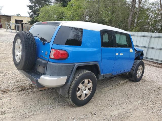 JTEZU11F98K006654 - 2008 TOYOTA FJ CRUISER BLUE photo 3