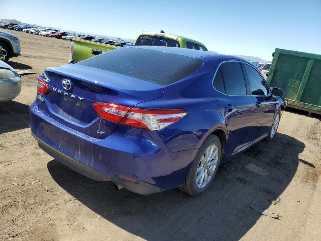 4T1B11HK3JU505201 - 2018 TOYOTA CAMRY L BLUE photo 3