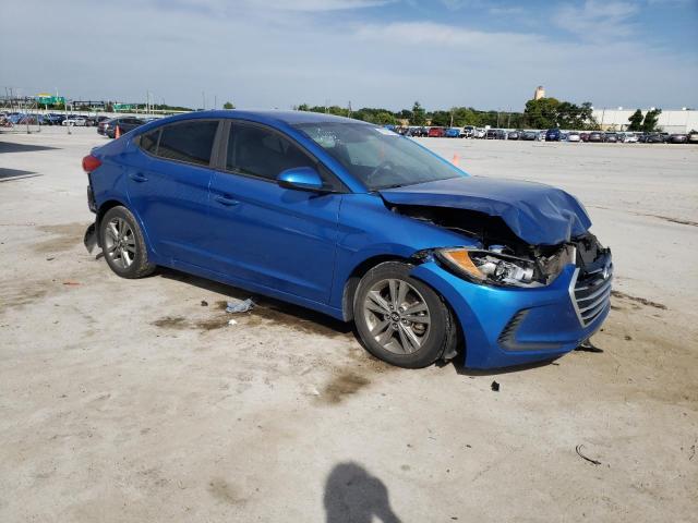 5NPD84LF3HH122240 - 2017 HYUNDAI ELANTRA SE BLUE photo 4