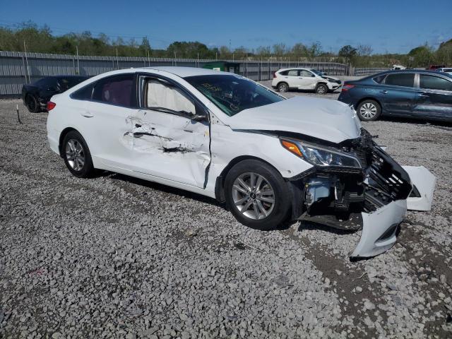 5NPE24AFXHH595156 - 2017 HYUNDAI SONATA SE WHITE photo 4