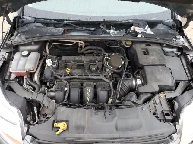 1FAHP3F22CL307607 - 2012 FORD FOCUS SE GRAY photo 11