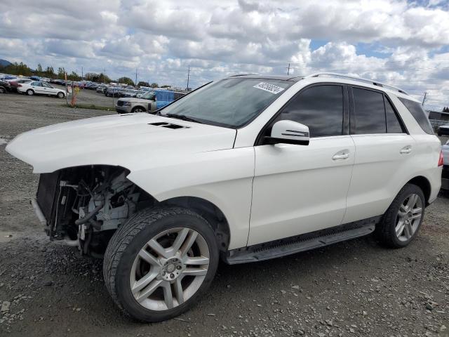 4JGDA5HB0FA594816 - 2015 MERCEDES-BENZ ML 350 4MATIC WHITE photo 1