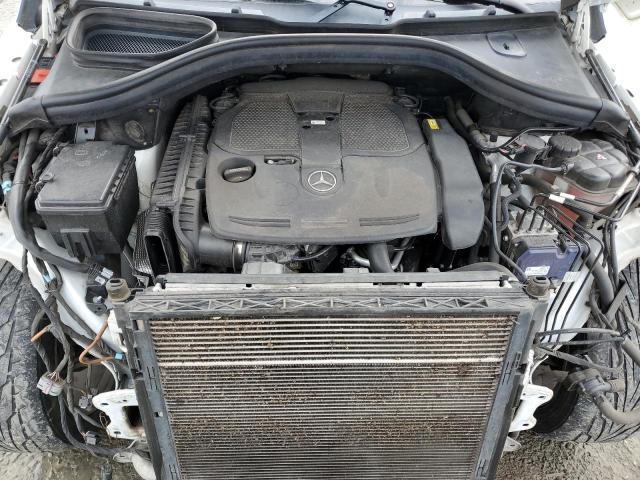 4JGDA5HB0FA594816 - 2015 MERCEDES-BENZ ML 350 4MATIC WHITE photo 11