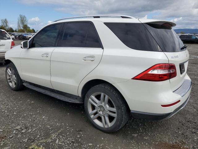 4JGDA5HB0FA594816 - 2015 MERCEDES-BENZ ML 350 4MATIC WHITE photo 2