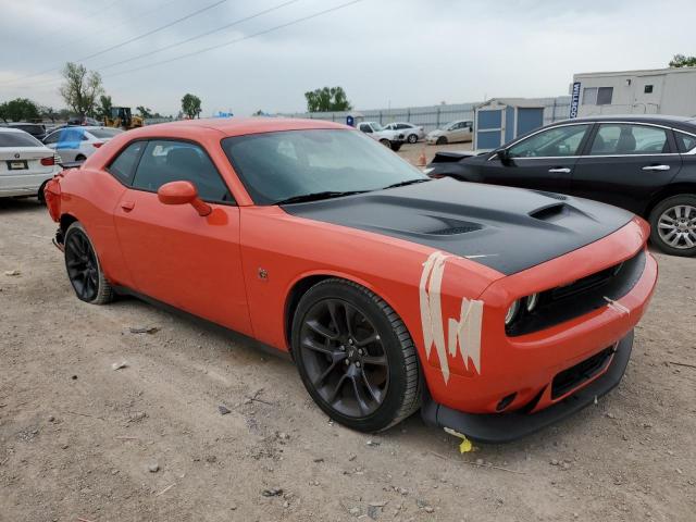 2C3CDZFJ9PH565850 - 2023 DODGE CHALLENGER R/T SCAT PACK RED photo 4