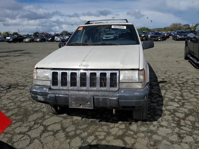 1J4GZ58S8VC647415 - 1997 JEEP GRAND CHER LAREDO WHITE photo 5