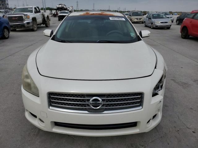 1N4AA5AP4AC801983 - 2010 NISSAN MAXIMA S WHITE photo 5