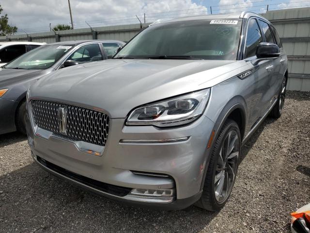 5LM5J7XC4MGL10038 - 2021 LINCOLN AVIATOR RESERVE SILVER photo 1