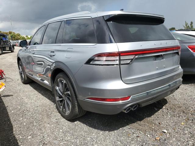 5LM5J7XC4MGL10038 - 2021 LINCOLN AVIATOR RESERVE SILVER photo 2