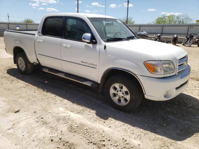 5TBET34195S480070 - 2005 TOYOTA TUNDRA DOUBLE CAB SR5 WHITE photo 4