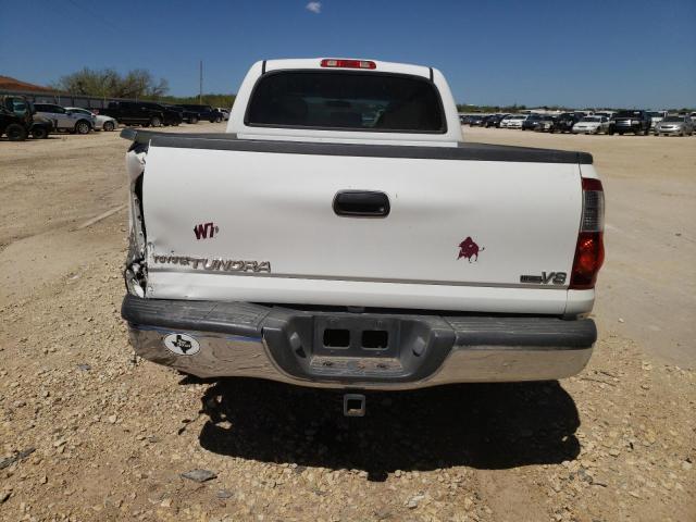 5TBET34195S480070 - 2005 TOYOTA TUNDRA DOUBLE CAB SR5 WHITE photo 6