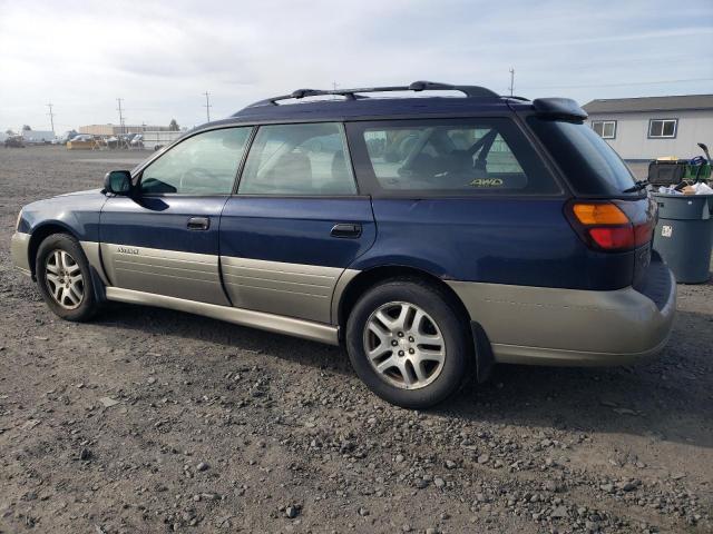 4S3BH675747632495 - 2004 SUBARU LEGACY OUTBACK AWP BLUE photo 2