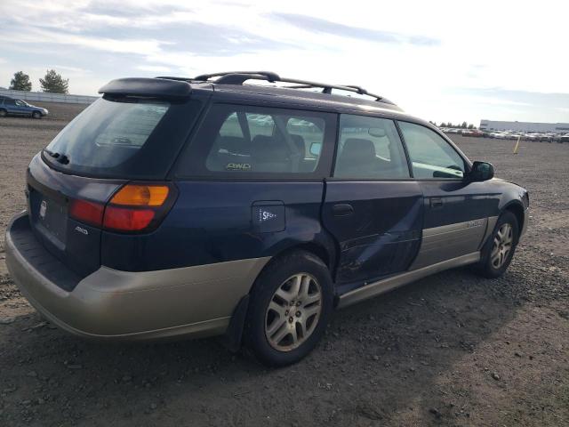 4S3BH675747632495 - 2004 SUBARU LEGACY OUTBACK AWP BLUE photo 3