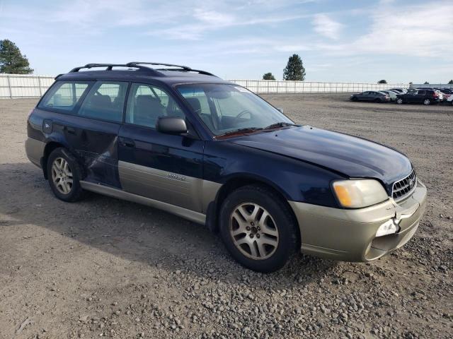 4S3BH675747632495 - 2004 SUBARU LEGACY OUTBACK AWP BLUE photo 4