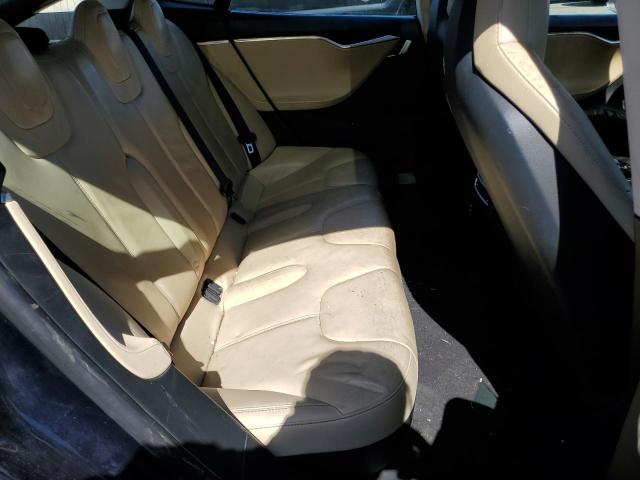 5YJSA1H19EFP42785 - 2014 TESLA MODEL S ლურჯი ფოტო 10