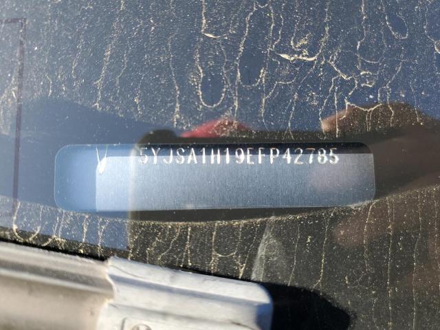 5YJSA1H19EFP42785 - 2014 TESLA MODEL S ლურჯი ფოტო 13