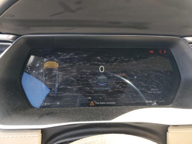 5YJSA1H19EFP42785 - 2014 TESLA MODEL S ლურჯი ფოტო 9