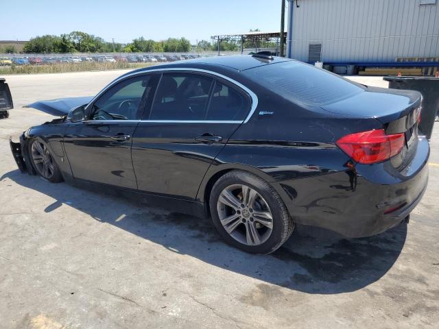 WBA8E1C31HA159323 - 2017 BMW 330E BLACK photo 2